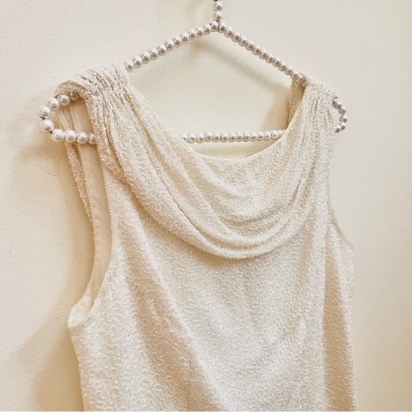 Cache Cream Draped Blouse - Picture 3 of 8